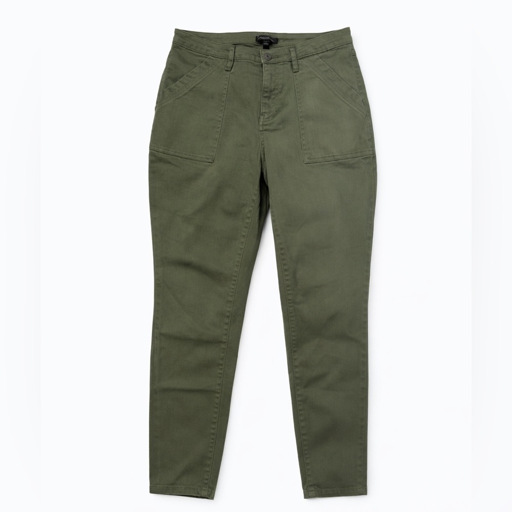 Banana Republic Women’s Chino Cargo Utility Pants Olive Green Size 12